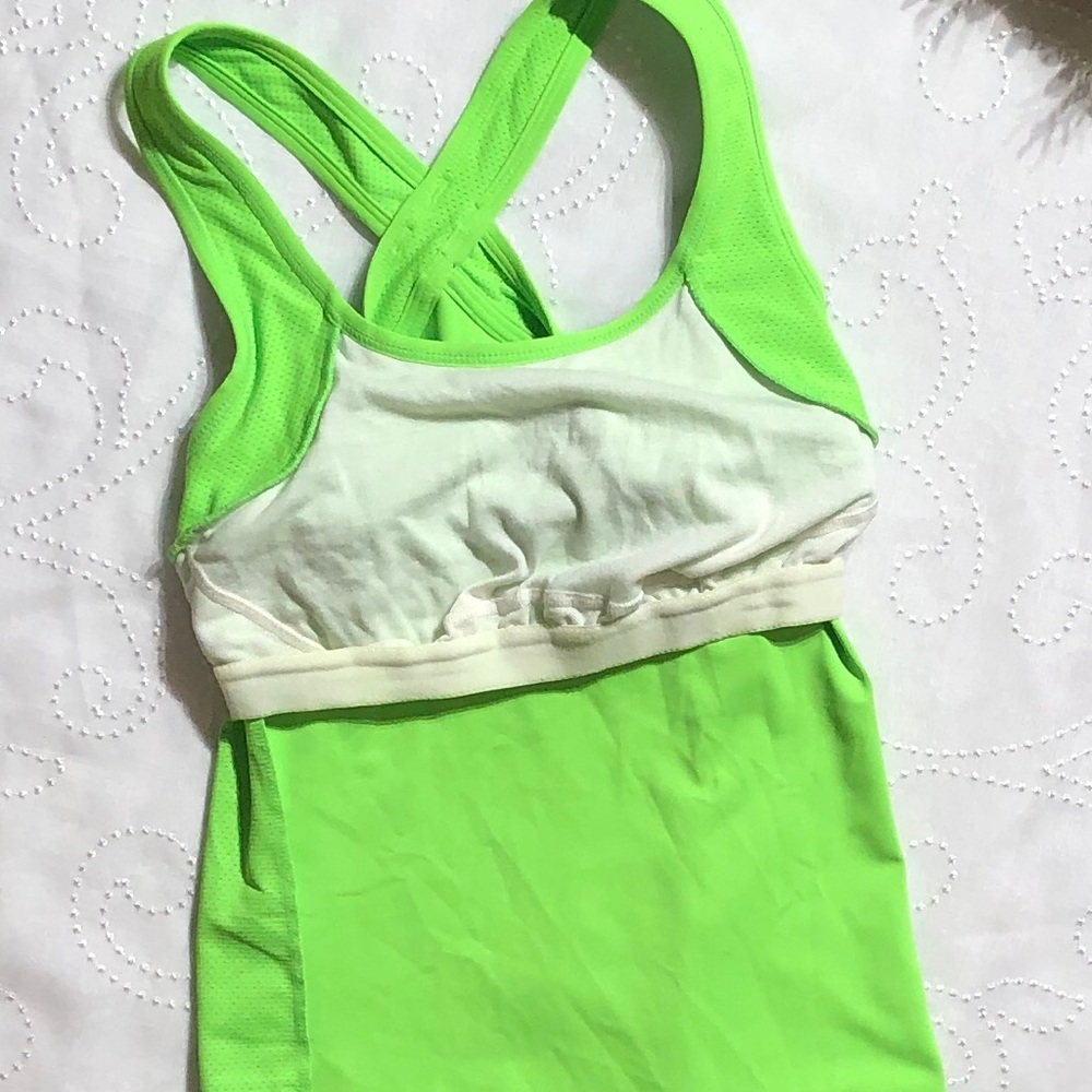 Xersion Green Sleeveless Tank Top Size S - Picture 3 of 8